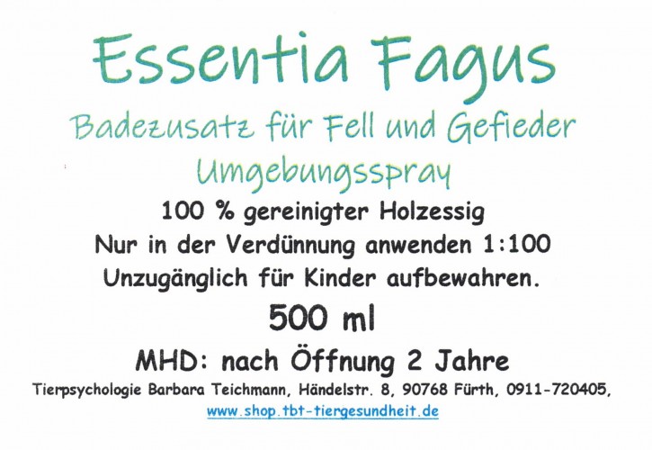 Holzessig Essentia Fagus 200ml