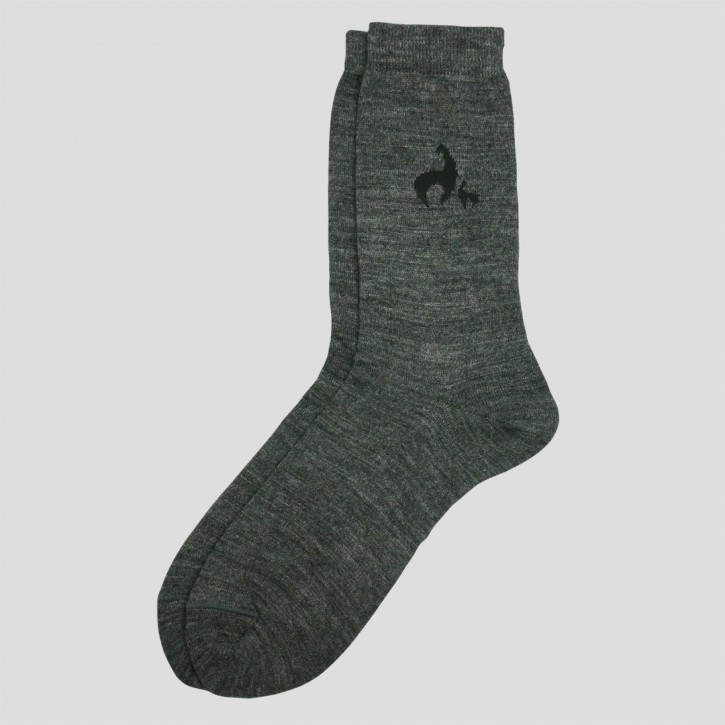 La Alpaca Socken Classic dress Größe 43 - 46 Anthrazit