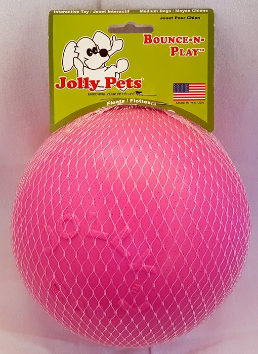 Jolly Pets BouncenPlay Ball medium pinkJPMPink